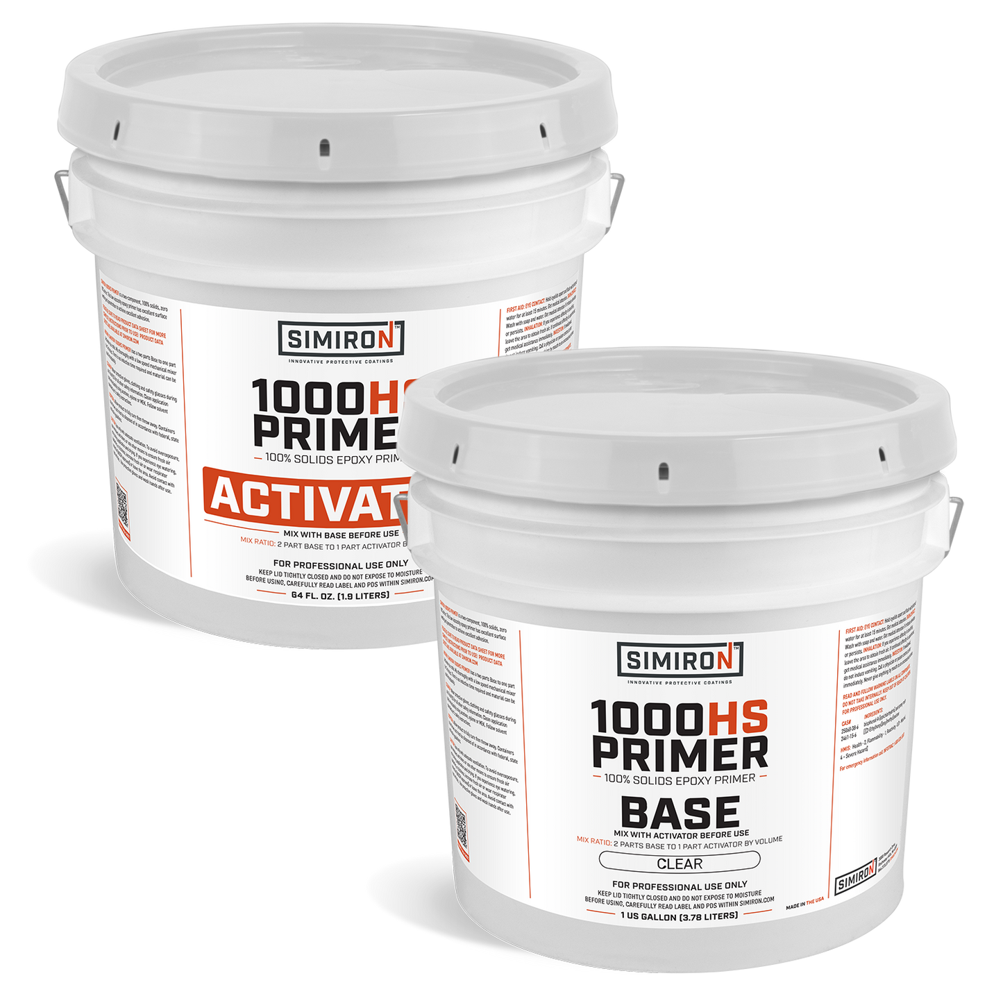 1000HS CLEAR PRIMER 1.5 GAL KIT