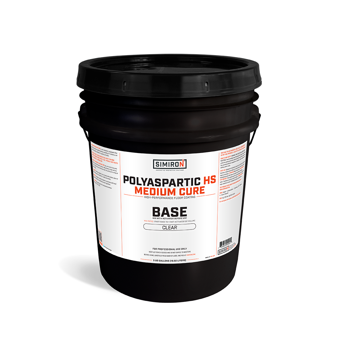Polyaspartic HS Base - 5 Gal