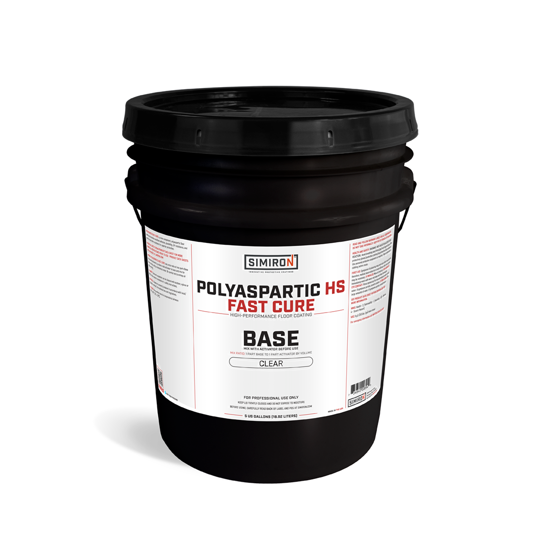Polyaspartic HS Base - 5 Gal