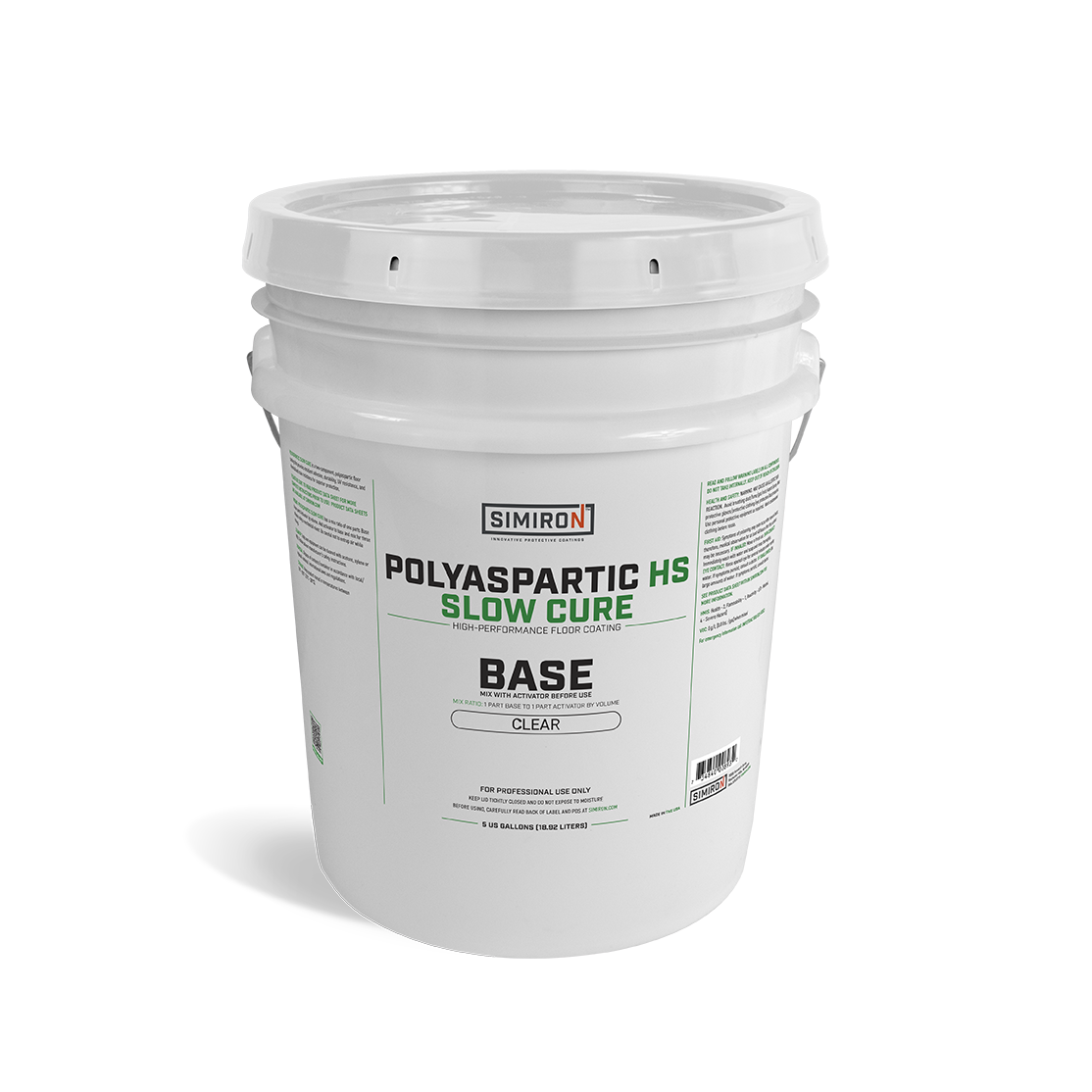 Polyaspartic HS Base - 5 Gal