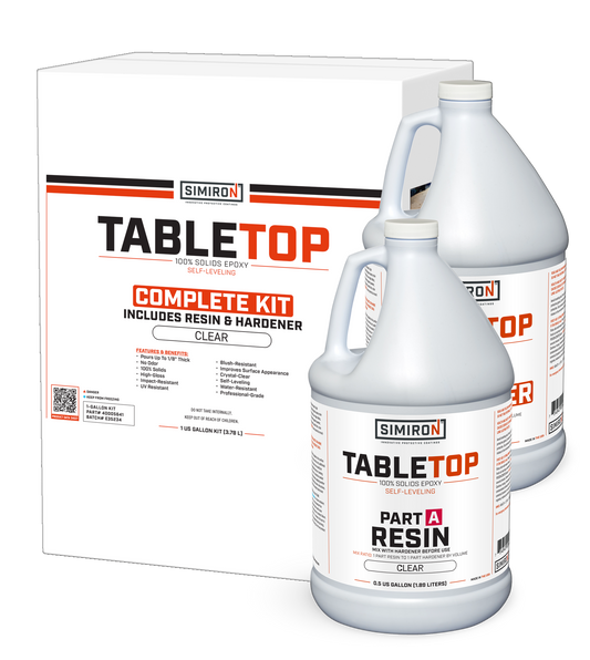 TABLE TOP CLEAR EPOXY 1 GAL KIT
