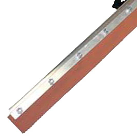 Speed Squeegee Red Rubber - 24' 1/4' Notched